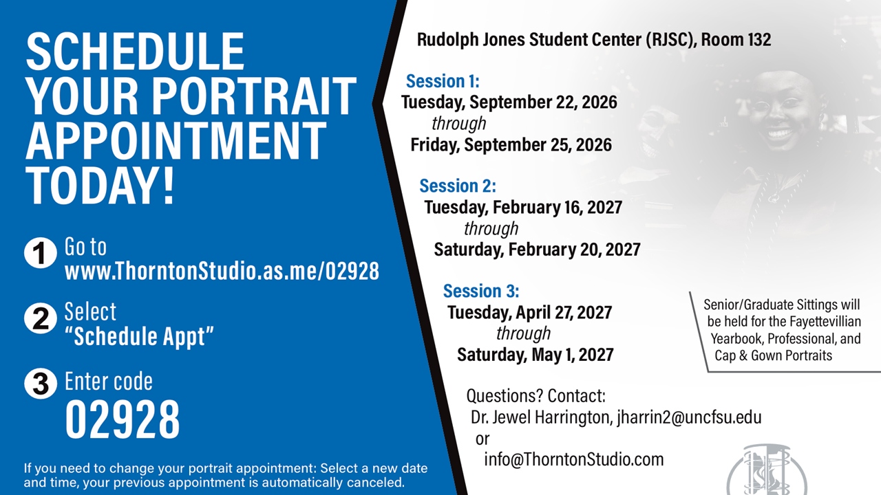 Flyer for graduation pictures, text reproduced below.