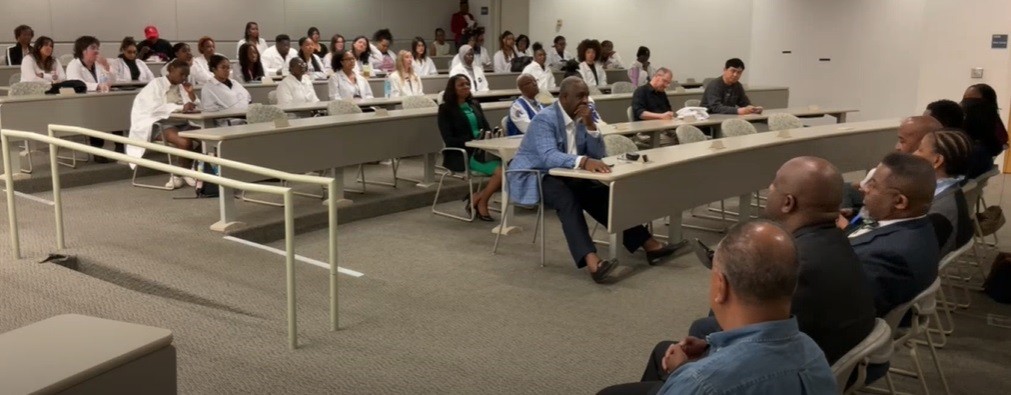 2024 Dr. Valeria Flemming Professional Round-Up Panel speaking to FSU students