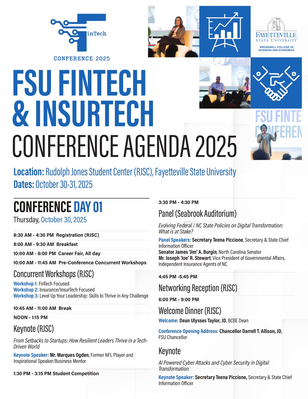 Image of agenda a link to a machine readable PDF is below.