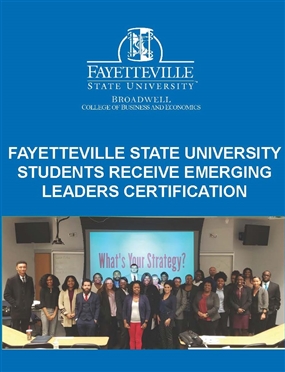 FSU Students Receive Emerging Leaders Certification