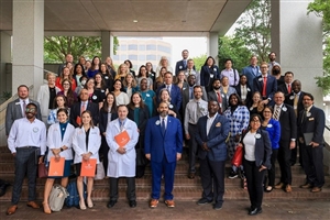 FSU representatives meet with graduate students and North Carolina Council of Graduate Schools members at Graduate Education Day in Raleigh, North Carolina