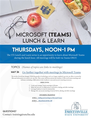 Microsoft Teams Lunch and Learn