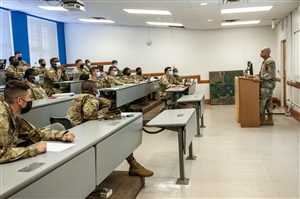 ROTC Students in the classroom