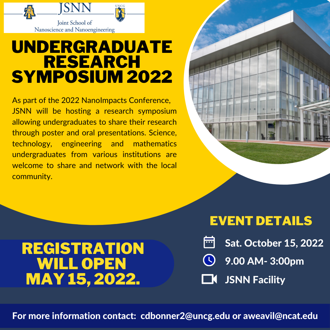 Undergraduate Research Symposium Flyer