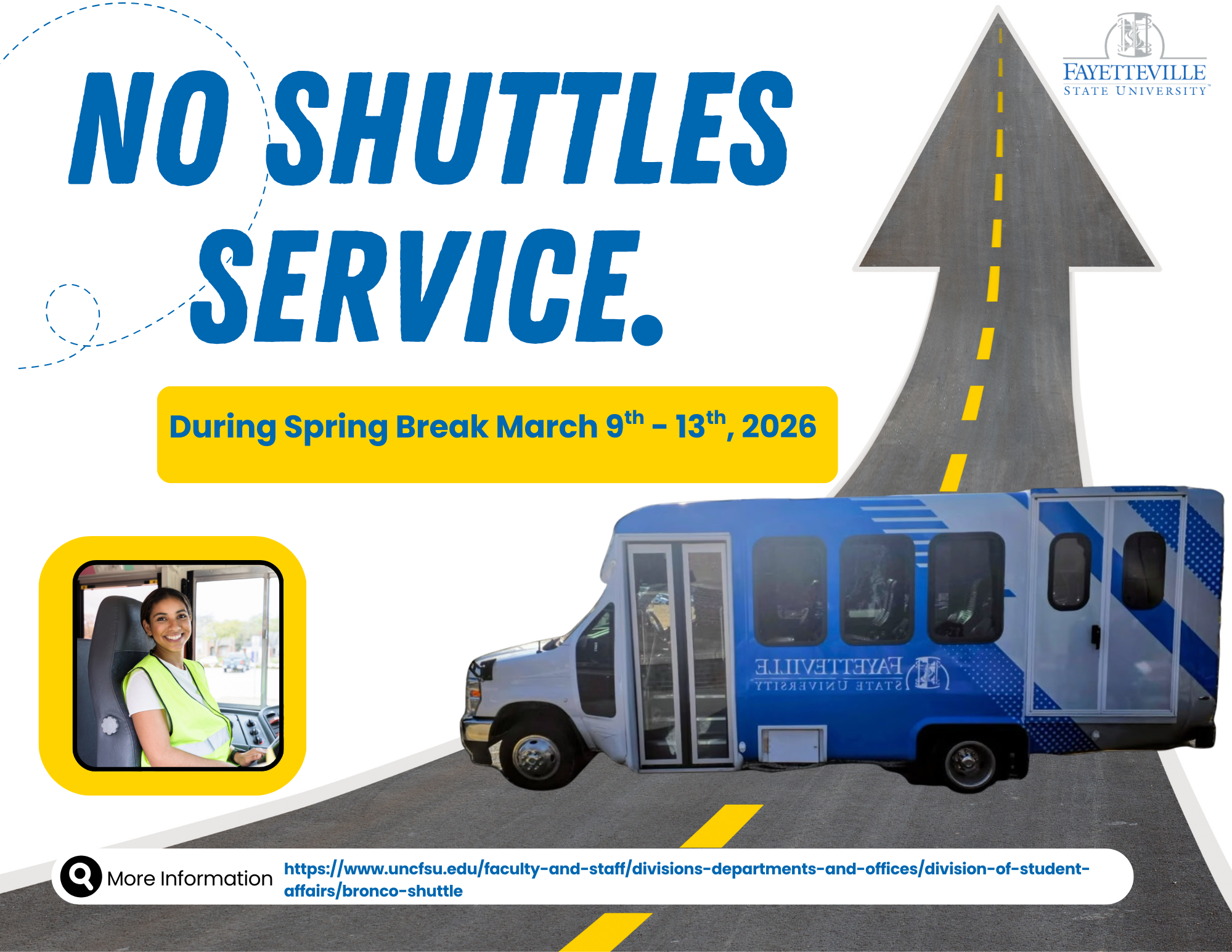 No Shuttle Service