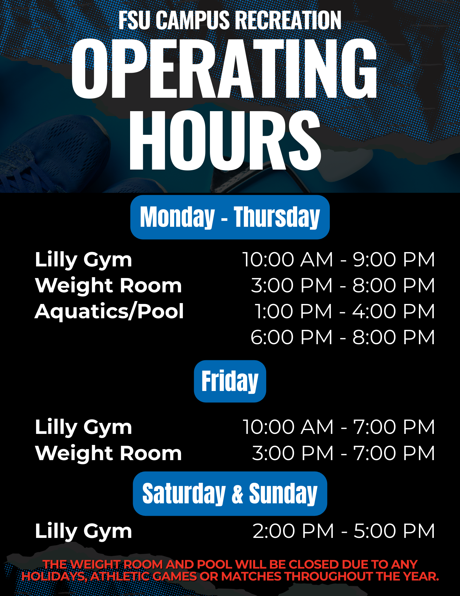 Hours of Operation