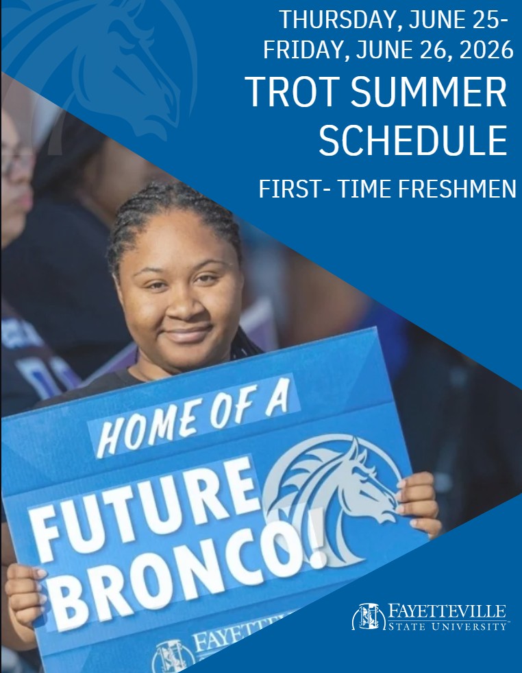 New Student Orientation Schedule