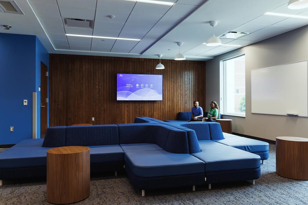 A shared lounge.