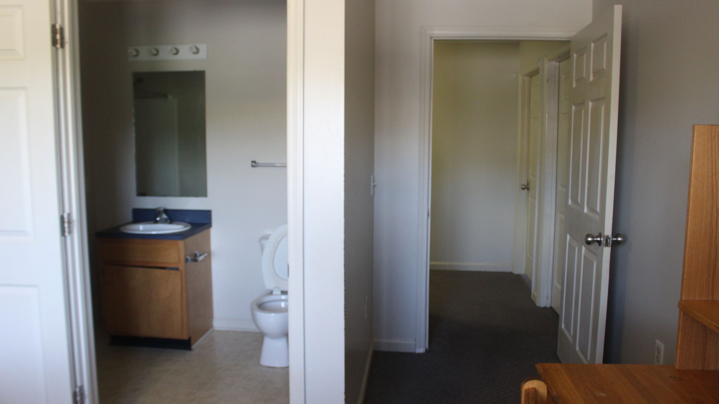 University Place Apartments - Bathroom, Bedroom