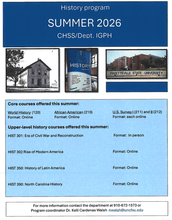 Summer course offerings are presented as a flyer image, text reproduced below.