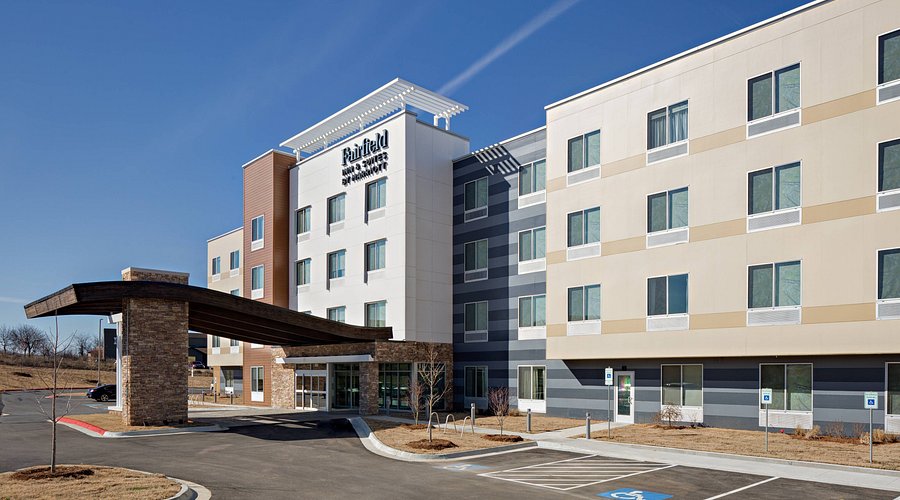 Exterior shot of Fairfield by Marriott hotel.