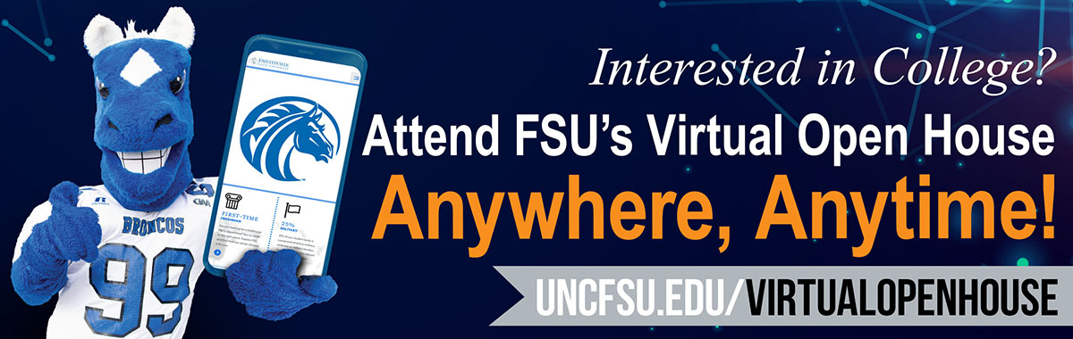 FSU online open house email signature graphic