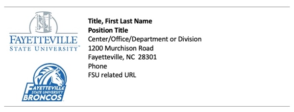 email signature sample