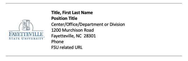 email signature sample