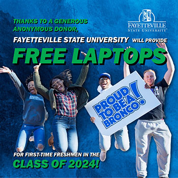 Thanks to a generous anonymous donor, FSU will provide free laptops for first-time freshmen in the class of 2024