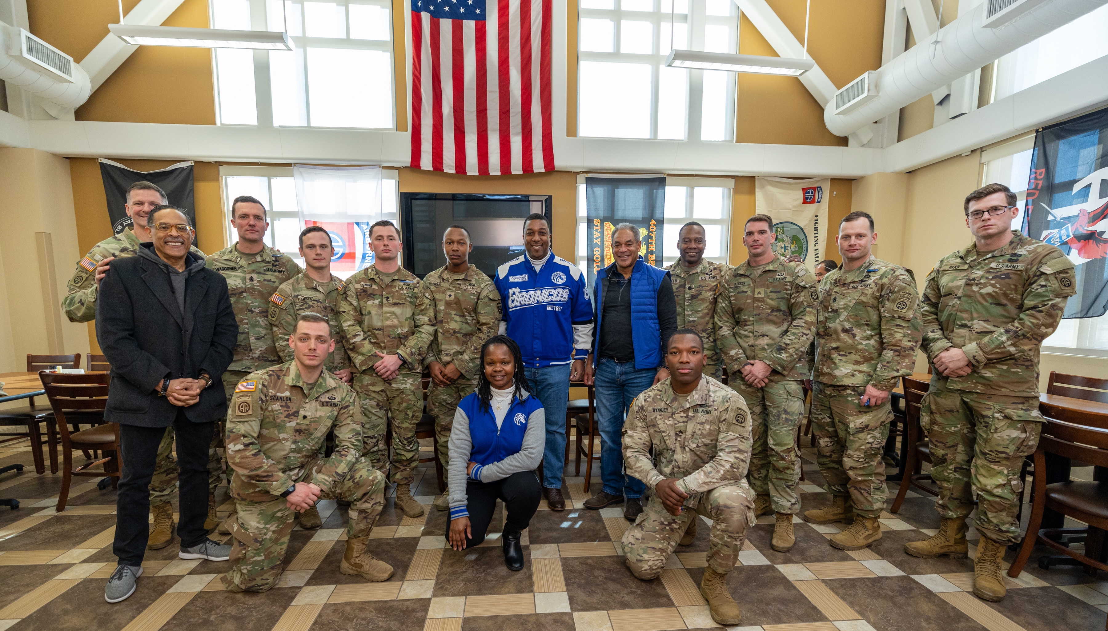 FSU Military Delegation group photo after breakfast conversation