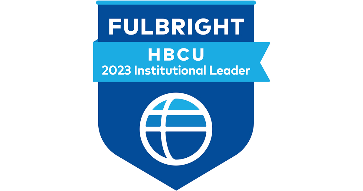 Fulbright HBCU 2023 Institutional Leader Badge 