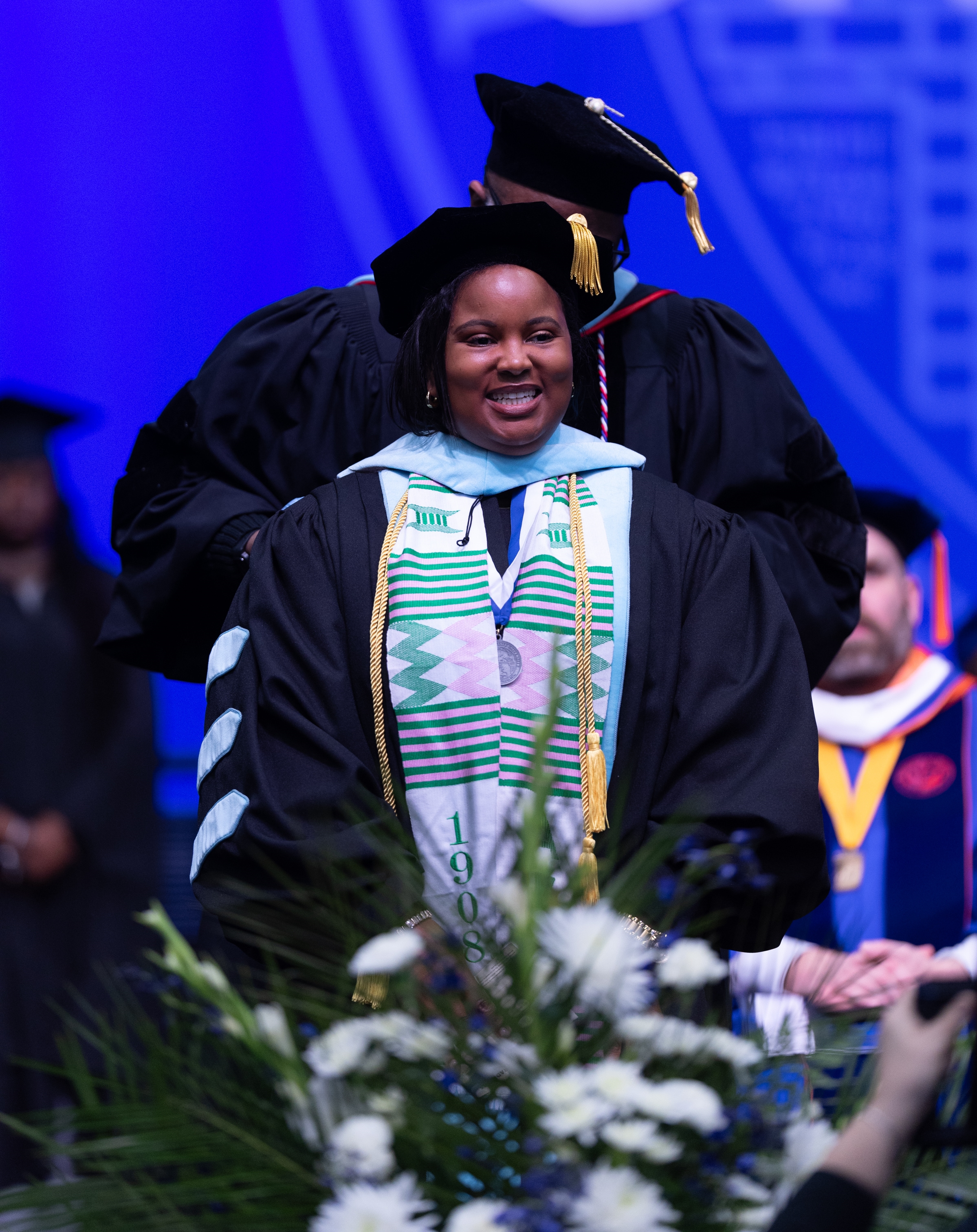 Gillian, graduate from the Doctor of Education program