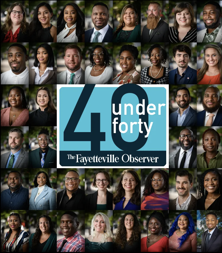 Fayetteville Observer's 40 Under 40 Montage of Photos