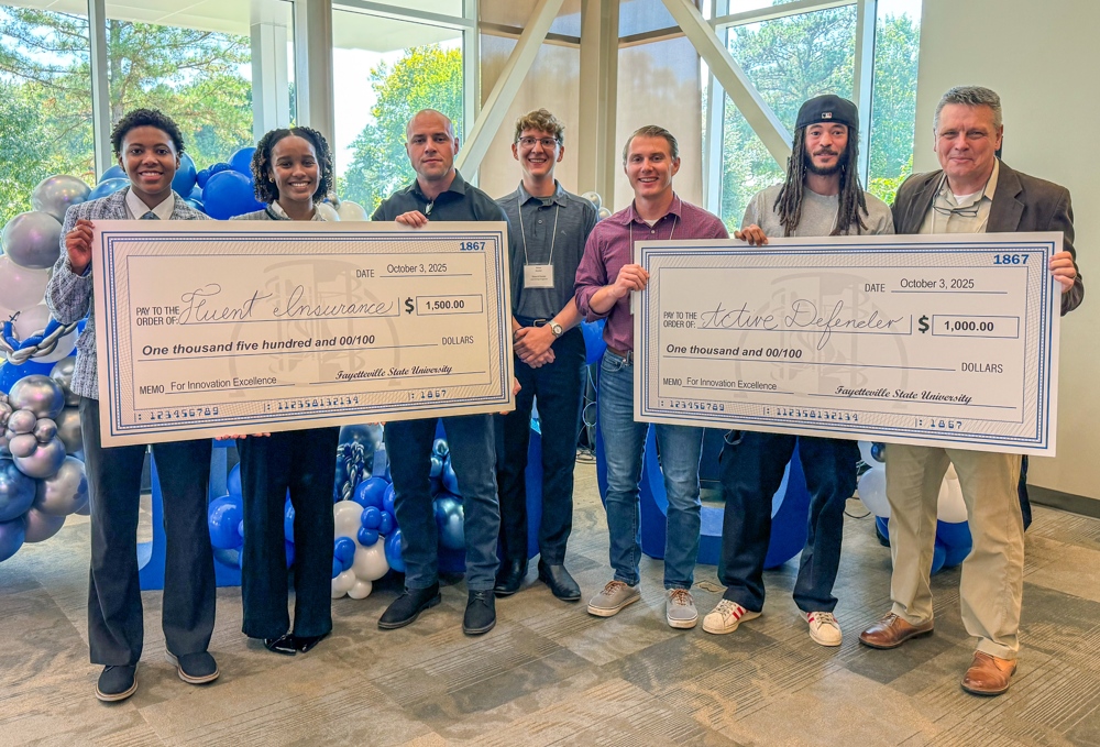 competition participants at Fayetteville State University’s Innovation Pathways & Partnerships forum