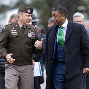 Chancellor Darrell T. Allison and Lieutenant General Gregory K. Anderson