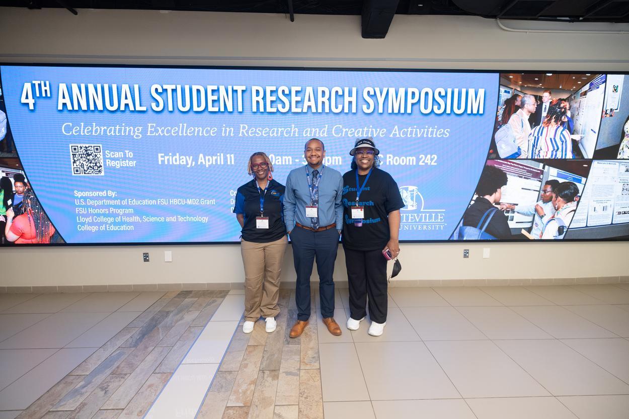 Dr. Erin White, Dr. Justin Graham and Dr. Kimberly Smith Burton