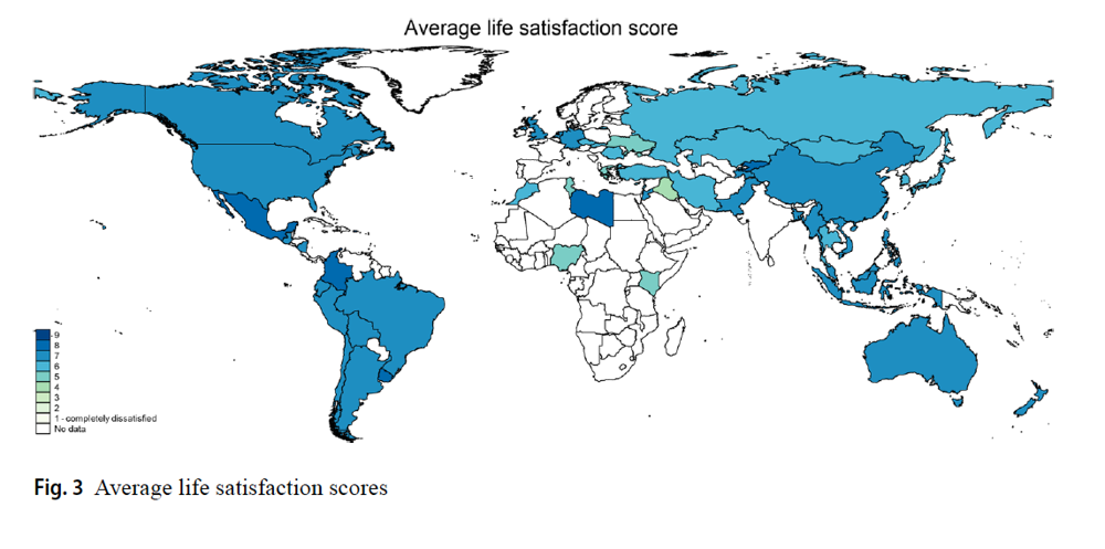 A map of the earth, with various countries shaded.