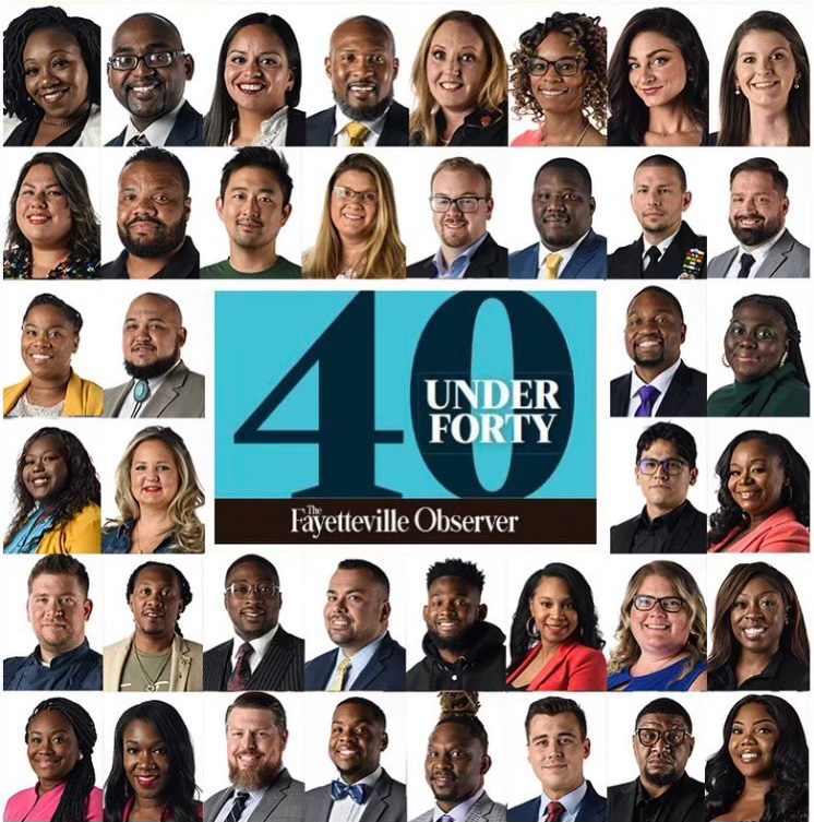 Fayetteville Observer 40 Under 40 List Cover Photo