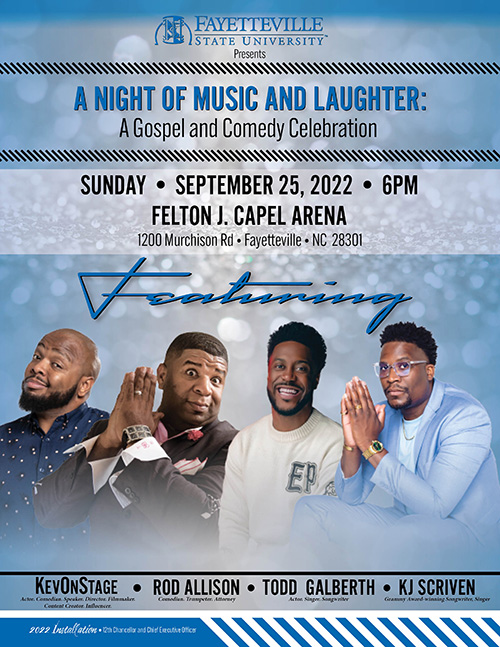 A Night of Music & Laughter Flyer