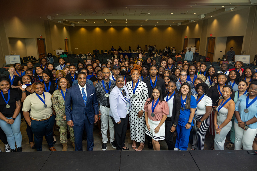 Spring 2022 Chancellor's List Reception Group Photo