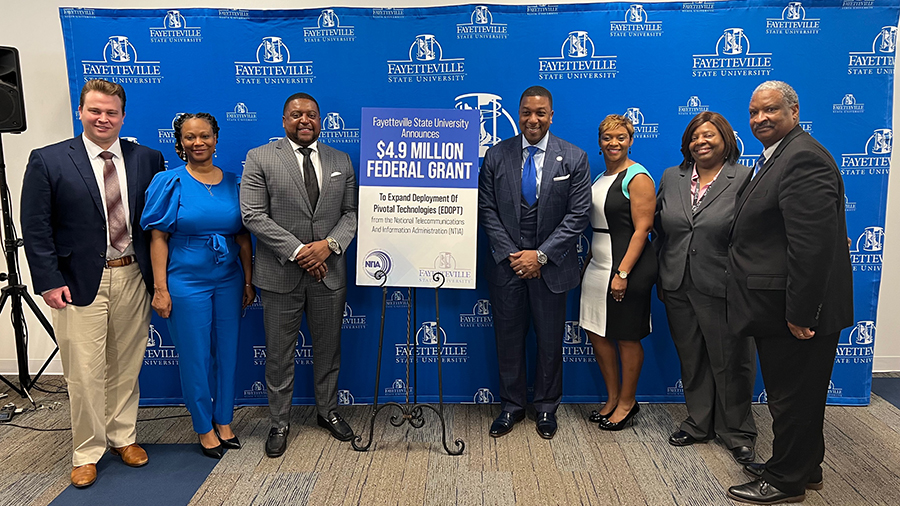 Fayetteville State University awarded nearly $5 million aspart of Internet for All Initiative’s Connecting Minority Communities Pilot Program Event Photo