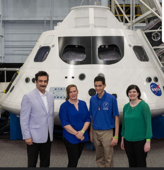Students with Dr. Ila at NASA