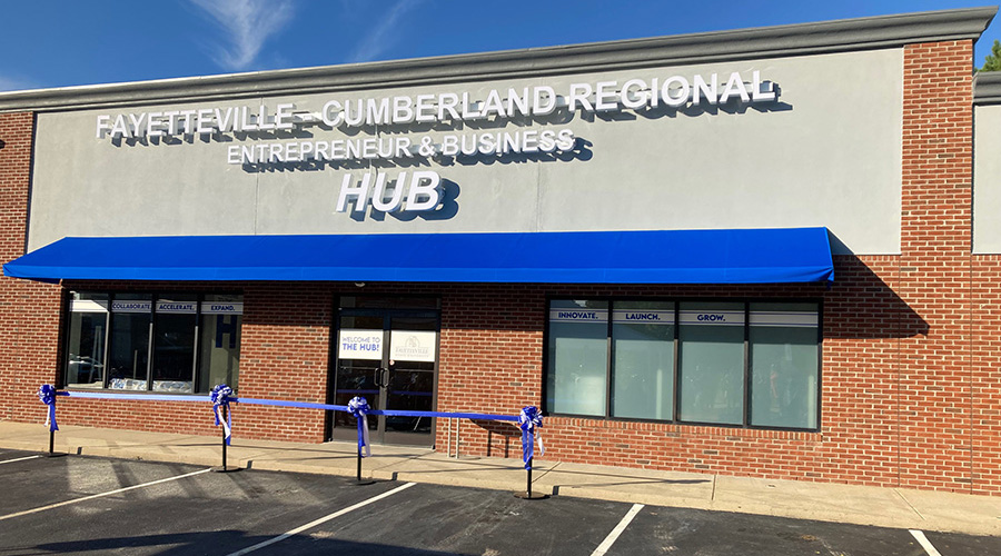 Fayetteville-Cumberland Regional Entrepreneur and Business HUB Ribbon Cutting