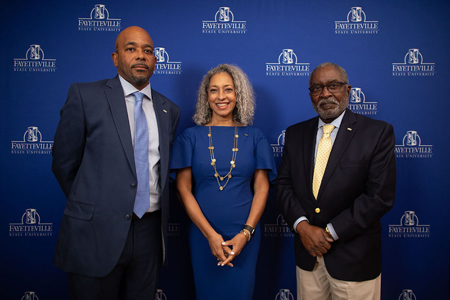 Trustee Gregory A. Pinnix, Trustee Dr. Kimberly Jeffries-Leonard, and Trustee Frederick Nelson, Jr.