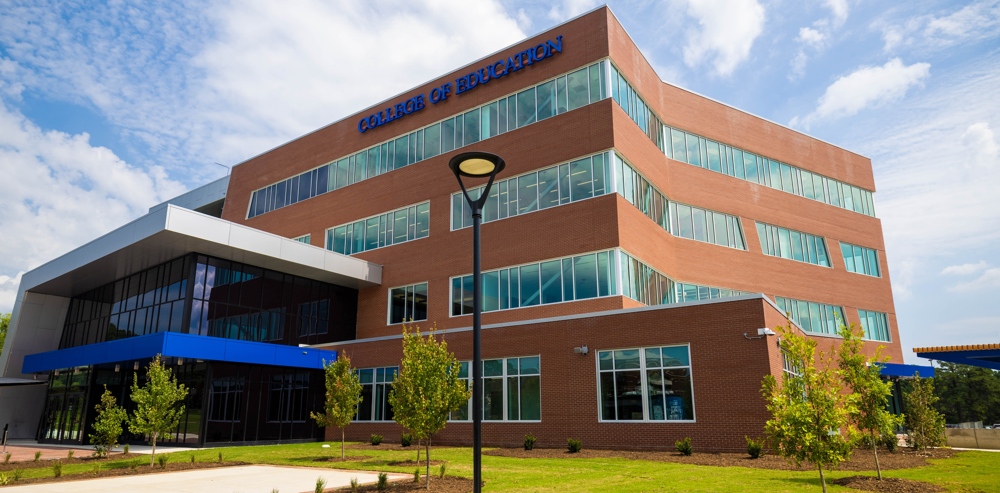 The new School of Education building as seen from afar.