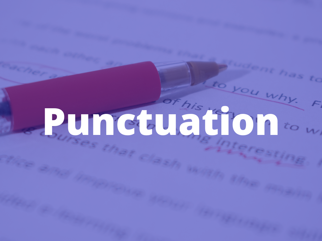 Punctuation icon