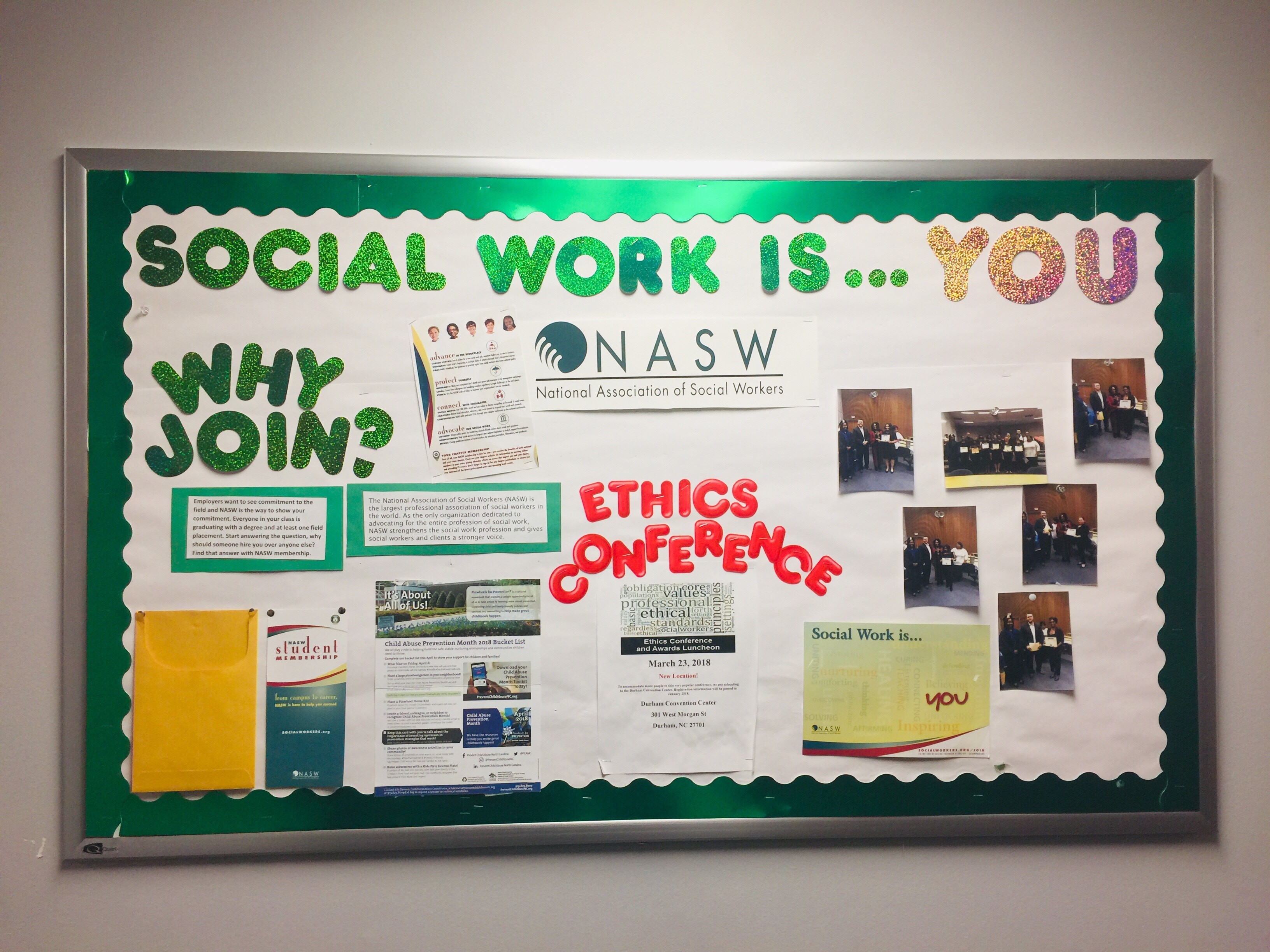 National Association of Social Workers Bulletin Board