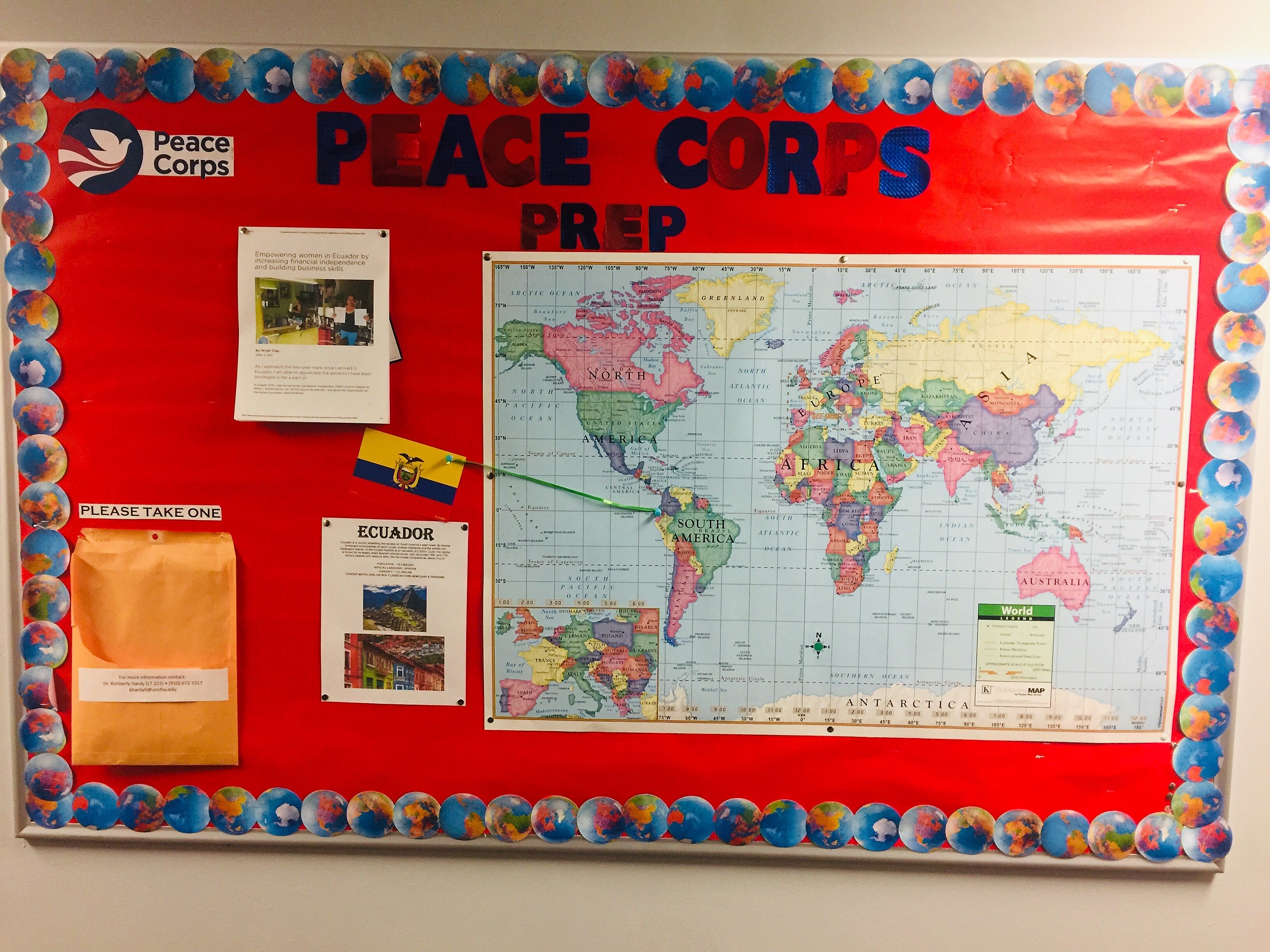 Peace Corps Bulletin Board